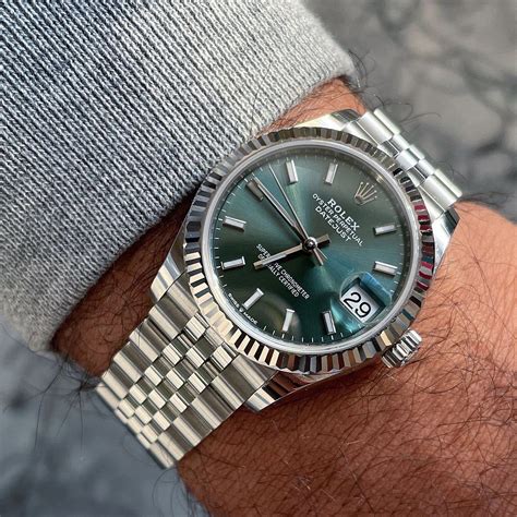 rolex green datejust 2022|Rolex Datejust watch.